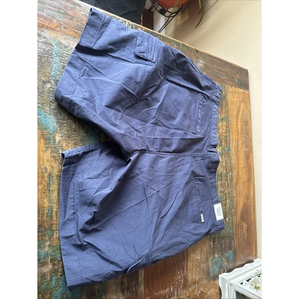 New! Mens Rowm 46 Big Man Navy Shorts 8 In Inseam